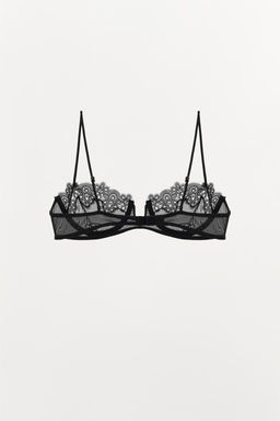MESH LACE UNDERWIRED BRA - Zara фото 3