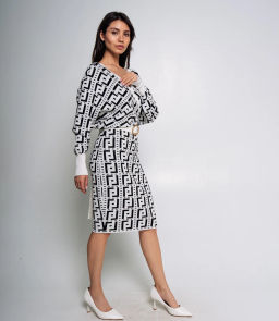 Платье #КТ2309, белый