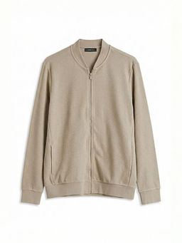 Kolej Yaka Erkek Fermuarl? Sweatshirt