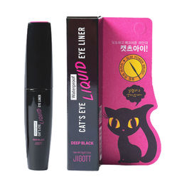 Jigott Водостойкая жидкая подводка для глаз / Cats Eye Waterproof Liquid Eyeliner Deep Black, глубокий черный
