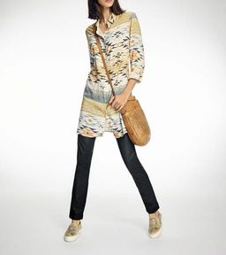 Блузка, пестрая - Linea tesini фото 5