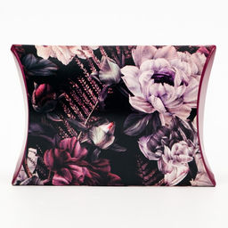 Цена за 10 шт. Коробка - подушка подарочная, складная «Цветы осени», 11×8×2 см