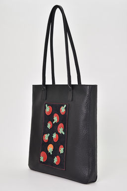 Сумка с аппликацией ДС-664-366 черный - Protege фото 2