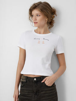 Футболка женская Mark Formelle белая с принтом фото 5