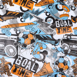 Цена за 2 шт. Бумага упаковочная глянцевая «Футбол», 70×100 см, 1 лист