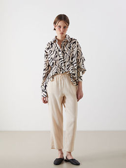 Desenli Oversize Kad?n G?mlek