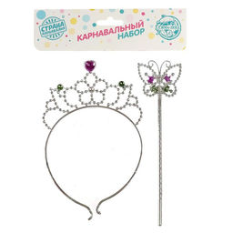 Карнавальный набор Сказка, 2 предмета: жезл, ободок - Страна карнавалия фото 2