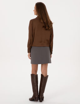 Antrasit A Kesim Dokuma Etek - Pierre cardin фото 4