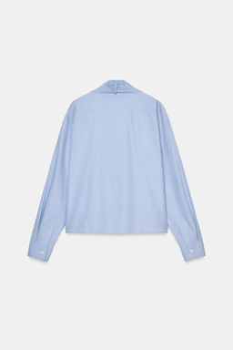 ZW COLLECTION BOW SHIRT - Zara фото 8