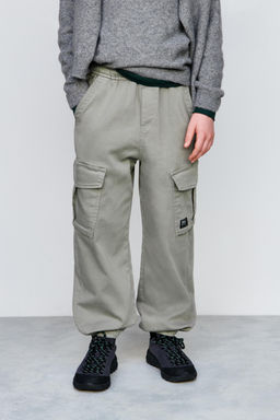 CARGO JOGGING TROUSERS WITH LABEL - Zara фото 10