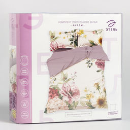 Постельное бельё Этель евро Bloom 200 *217 см, 217*240 см, 50*70+3см -2 шт, мако-сатин  фото 9