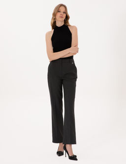 Antrasit Straight Fit Kuma_ Pantolon