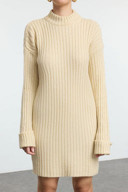 TRENDYOLMILLA Tas Mini Triko Yumusak Dokulu Tozluklu Elbise TWOAW25EL00083  фото 3