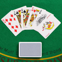 Карты игральные пластиковые, колода 55 шт., 6.5×9×2 см, МИКС