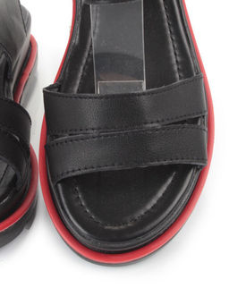 08-PEXL76-2 BLACK Босоножки женские (натуральная кожа) - Фабричный китай фото 9