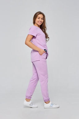 Костюм женский трикотажный мод. 2002 ТрК. Цвет:сиреневый - Стильб фото 5