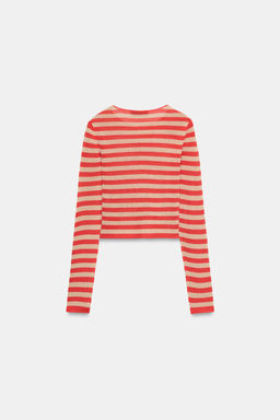 TOP CORTO RAYAS / rayas - Zara фото 6