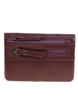 Женское портмоне из искусственной кожи, цвет пудра