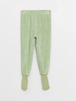 Beli Lastikli Kadife Erkek Bebek ?orapl? Pijama Alt 2li - Waikiki фото 2