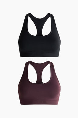 Pack de 2 sujetadores sport seamless con DryMove - H&m фото 5
