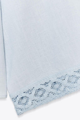 LACE SHORT SHIRT - Zara фото 8