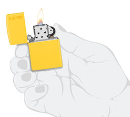 Зажигалка ZIPPO Логотип с покрытием цвета подсолнуха | Logo Sunflower 46019ZL  фото 5