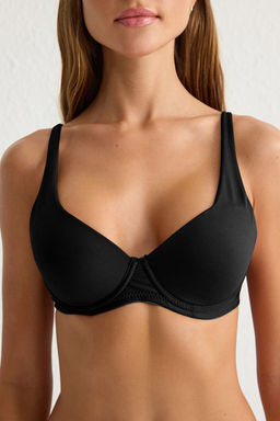 TRENDYOLMILLA Kahverengi Micro Balensiz Kapl? T-Shirt Bra Orme Sutyen THMSS25SU00006 фото 13