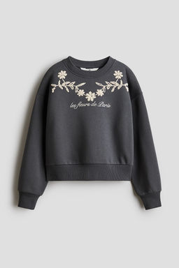 Sudadera con detalle bordado