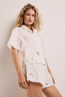 Pijama con bordado ingl?s - H&m фото 4
