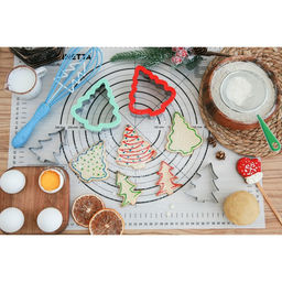 Форма для печенья новогодняя Доляна «Ёлочка», металл, 6.5×8×1.5 см, серебристая