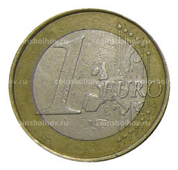 Монета 1 евро 2002 года G Германия