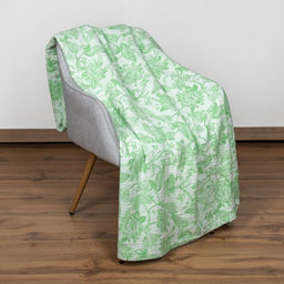 21С211-ШР/у/л.суп/ст 215*240 Плед "Серенада" цв. 22 рис. 27 салатовый