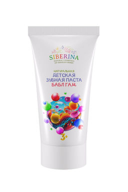 Натуральная детская зубная паста Бабл гам