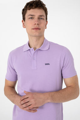 Erkek Regular Fit Polo Yaka Lila Basic Ti__rt Sepette S_rpriz _ndirim - U.s. polo assn фото 2
