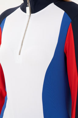 Женский темно-синий свитшот с воротником стойкой Неожиданная скидка в корзине - U.s. polo assn фото 7