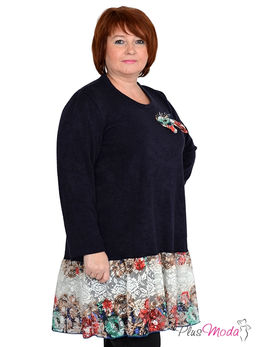 Туника Модель №537 размеры 44-82 - Plusmoda фото 2