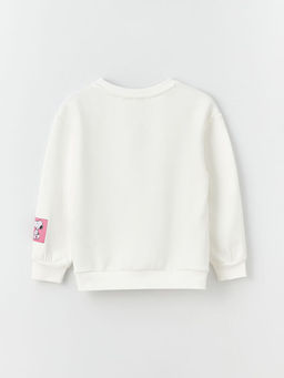 Bisiklet Yaka Snoopy Bask?l? Uzun Kollu K?z ?ocuk Sweatshirt - Waikiki фото 2