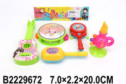 Набор музыкальных инструментов 5шт. (2229672) в пакете 20*7см