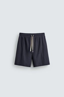 BERMUDA JOGGER ESTRUCTURA / Azul