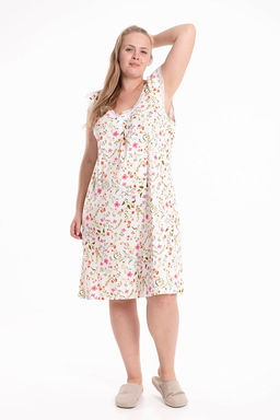 Сорочка М325405мр молочный/разноцветный - Елена фото 2