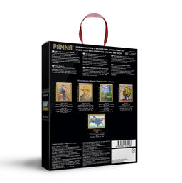 Набор для вышивания PANNA Золотая серия MET-7347 Пшеничное поле с кипарисами 38 х 30 см