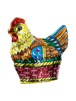 Пасхальный набор 120 г: Курочка 75 г + 3 яйца в корзинке