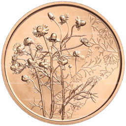 10 евро 2023 года Австрия Язык цветов Ромашка