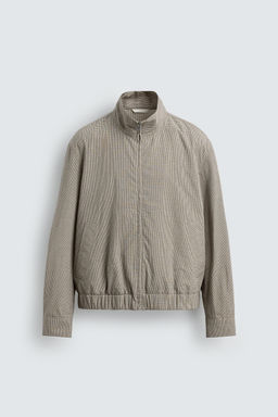 CHECK TEXTURED JACKET - Zara фото 8