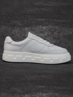 05-PDXL101-1 WHITE Кроссовки женские (натуральная кожа)