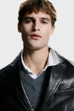 Chaqueta de piel Regular Fit - H&m фото 3