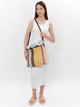 LACCOMA сумка P5268-мультицвет рафия целлюлозная полиэстер фото 2