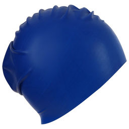 Шапочка для плавания взрослая ONLYTOP, резиновая, обхват 54-60 см