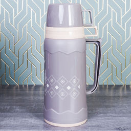 Термос 1 л со стеклянной колбой/ MA-1000 /уп 12/2 кружки в комплекте - Галеонтрейд фото 4