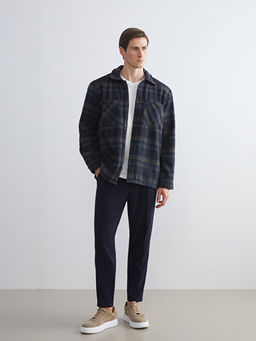 Rahat Kal?p Ekose Erkek G?mlek Ceket